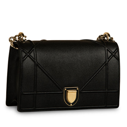 Dior Chain Leather Tote Bag