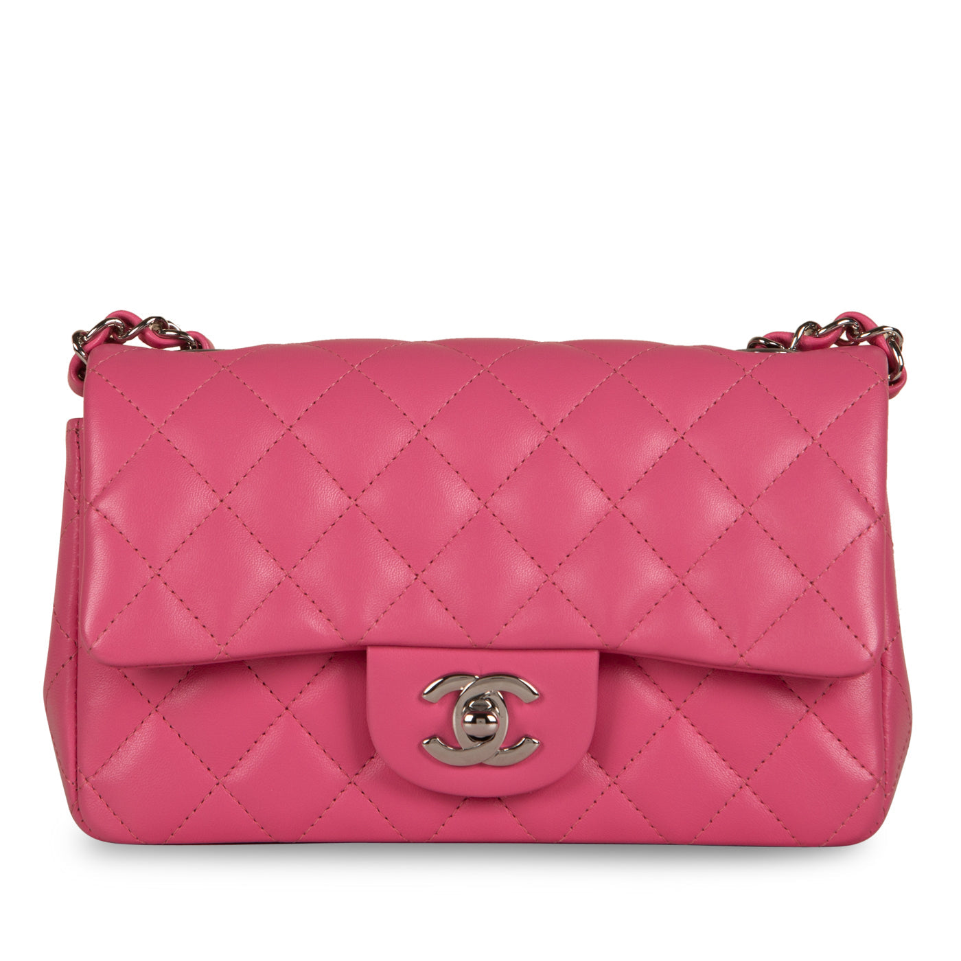 Chanel Classic Flap Lambskin Black Shoulder Bag Style 187