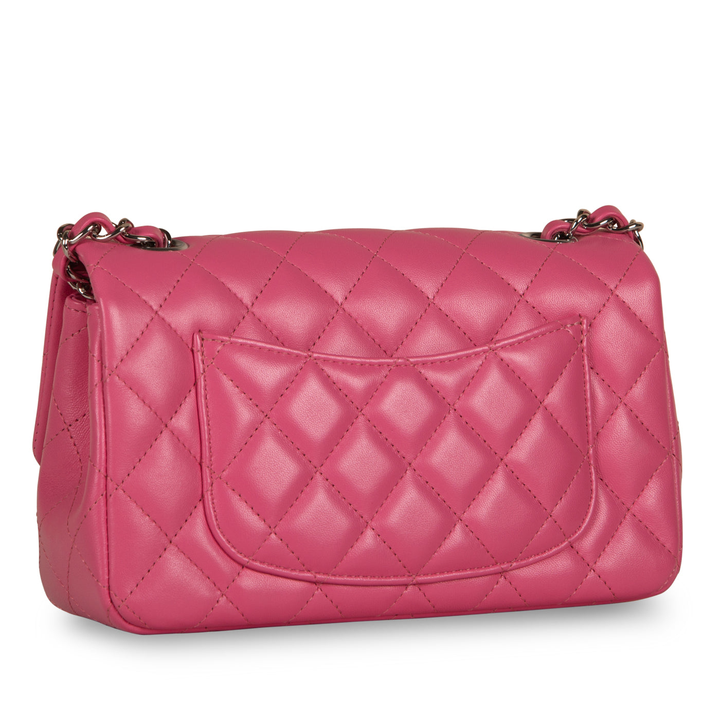 Chanel Classic Flap Lambskin Black Shoulder Bag Style 187