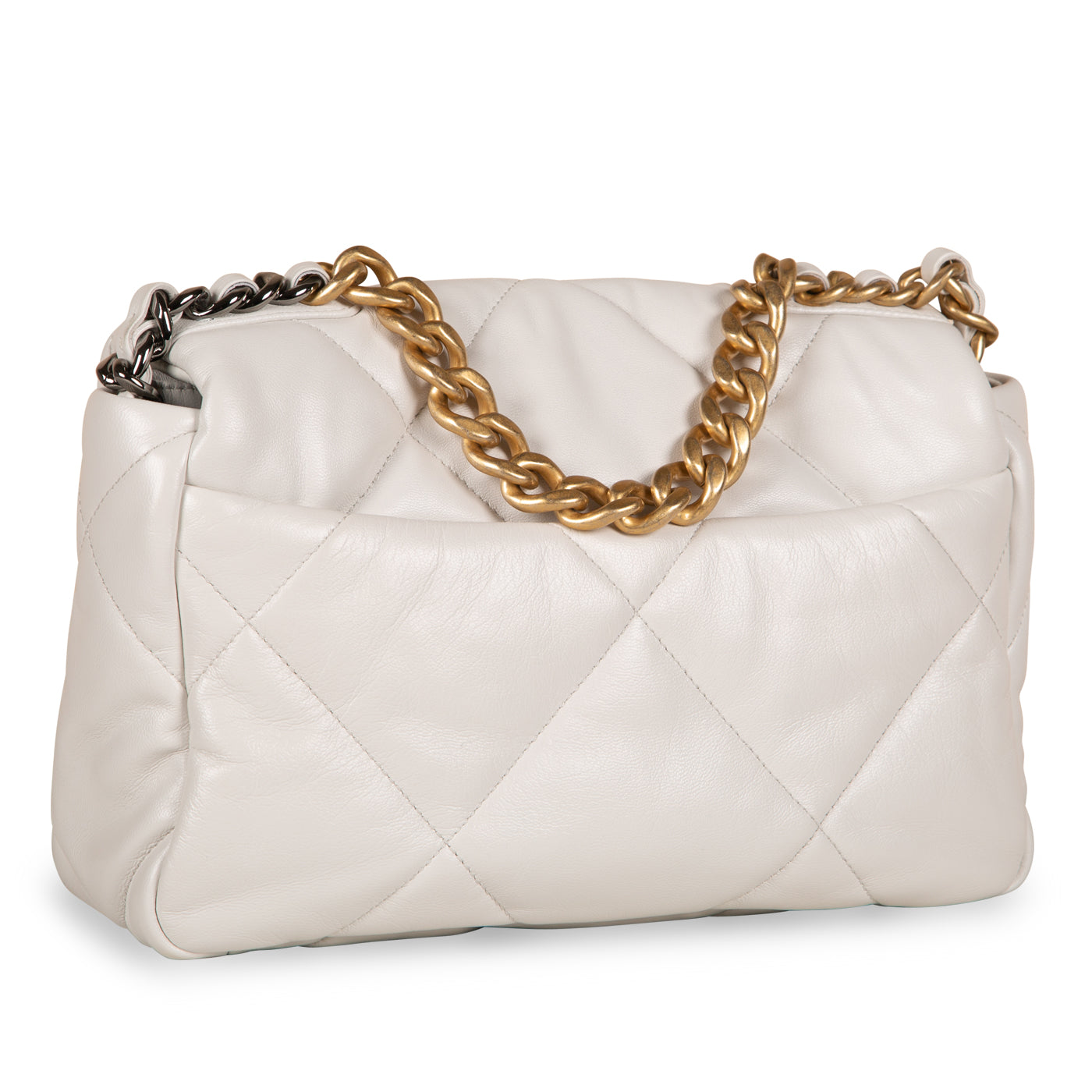 Chanel Chanel 19 Lambskin Gold Shoulder Bag Style 24