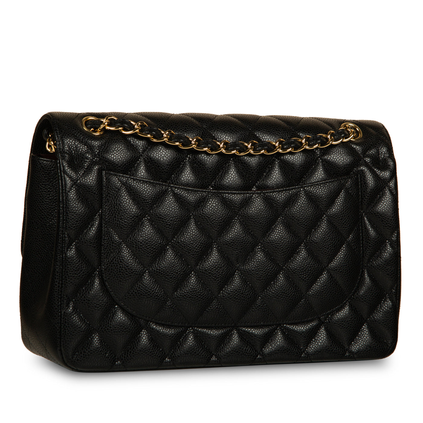 Chanel Classic Flap Caviar Black Shoulder Bag Style 26