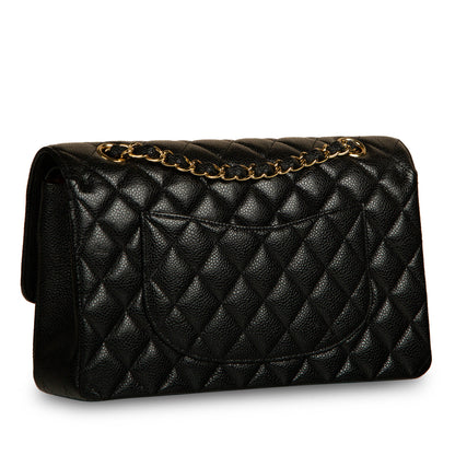 Chanel Classic Flap Caviar Black Shoulder Bag Style 81