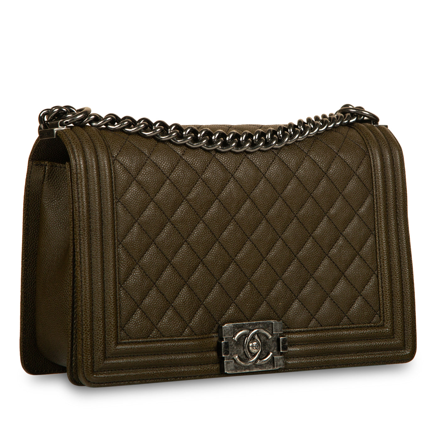 Chanel Boy Bag Caviar Shoulder Bag Caviar