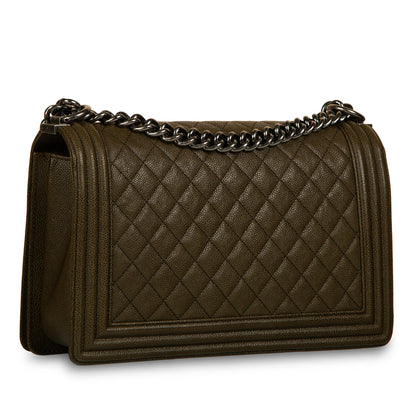 Chanel Boy Bag Caviar Shoulder Bag Caviar