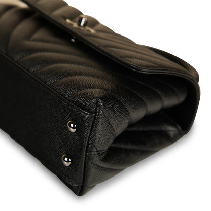 Chanel Coco Handle Caviar Black Shoulder Bag Style 4