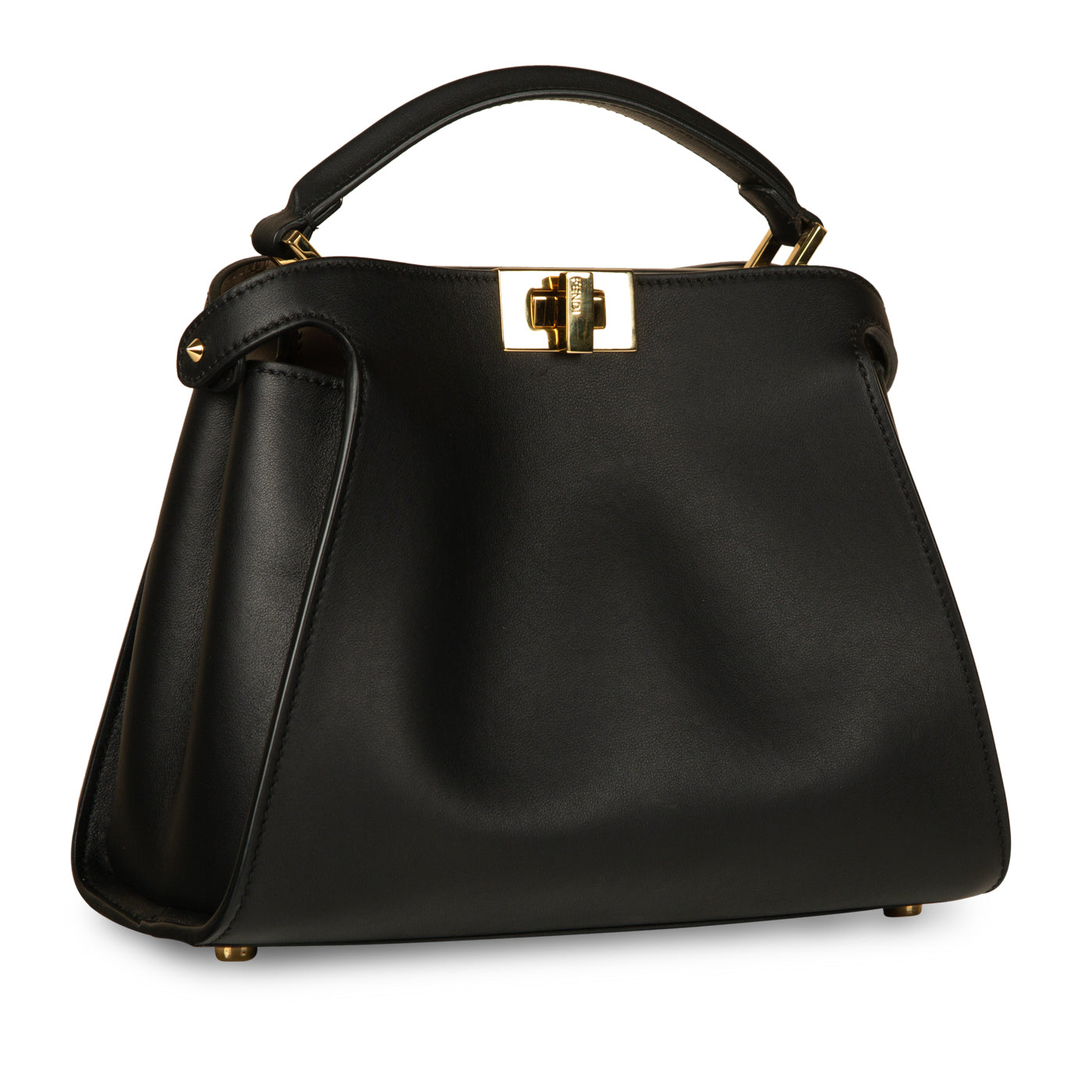 Fendi Peekaboo Leather Black Handbag Style 2