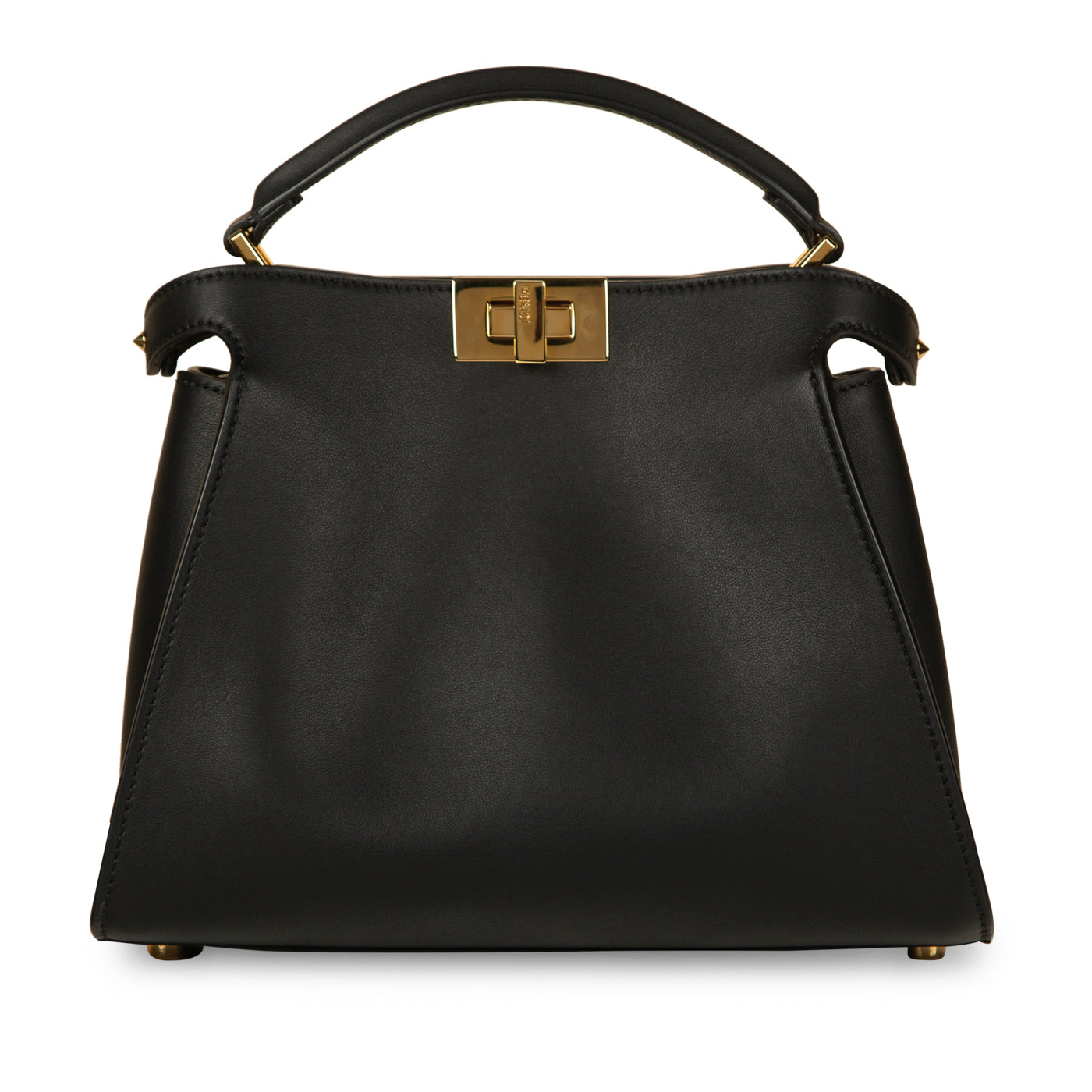 Fendi Peekaboo Leather Black Handbag Style 2