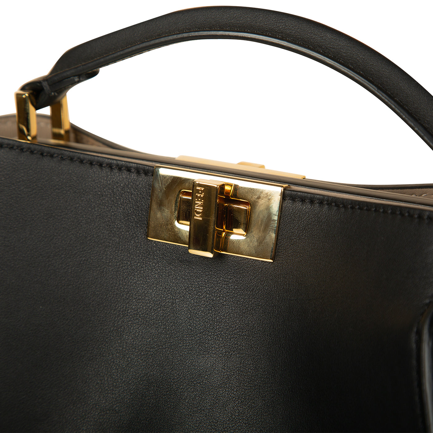 Fendi Peekaboo Leather Black Handbag Style 2