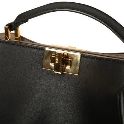 Fendi Peekaboo Leather Black Handbag Style 2