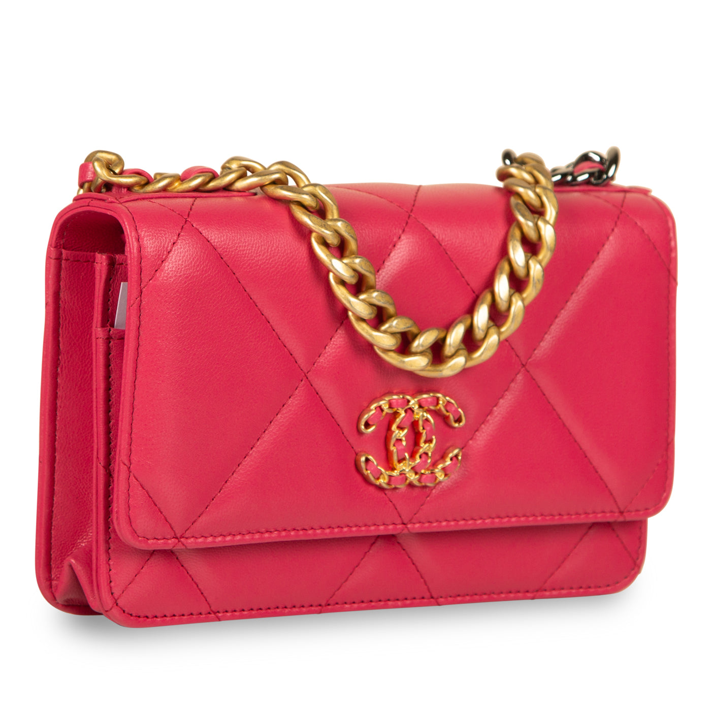 Chanel Wallet On Chain Lambskin Gold Crossbody Style 2