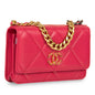 Chanel Wallet On Chain Lambskin Gold Crossbody Style 2