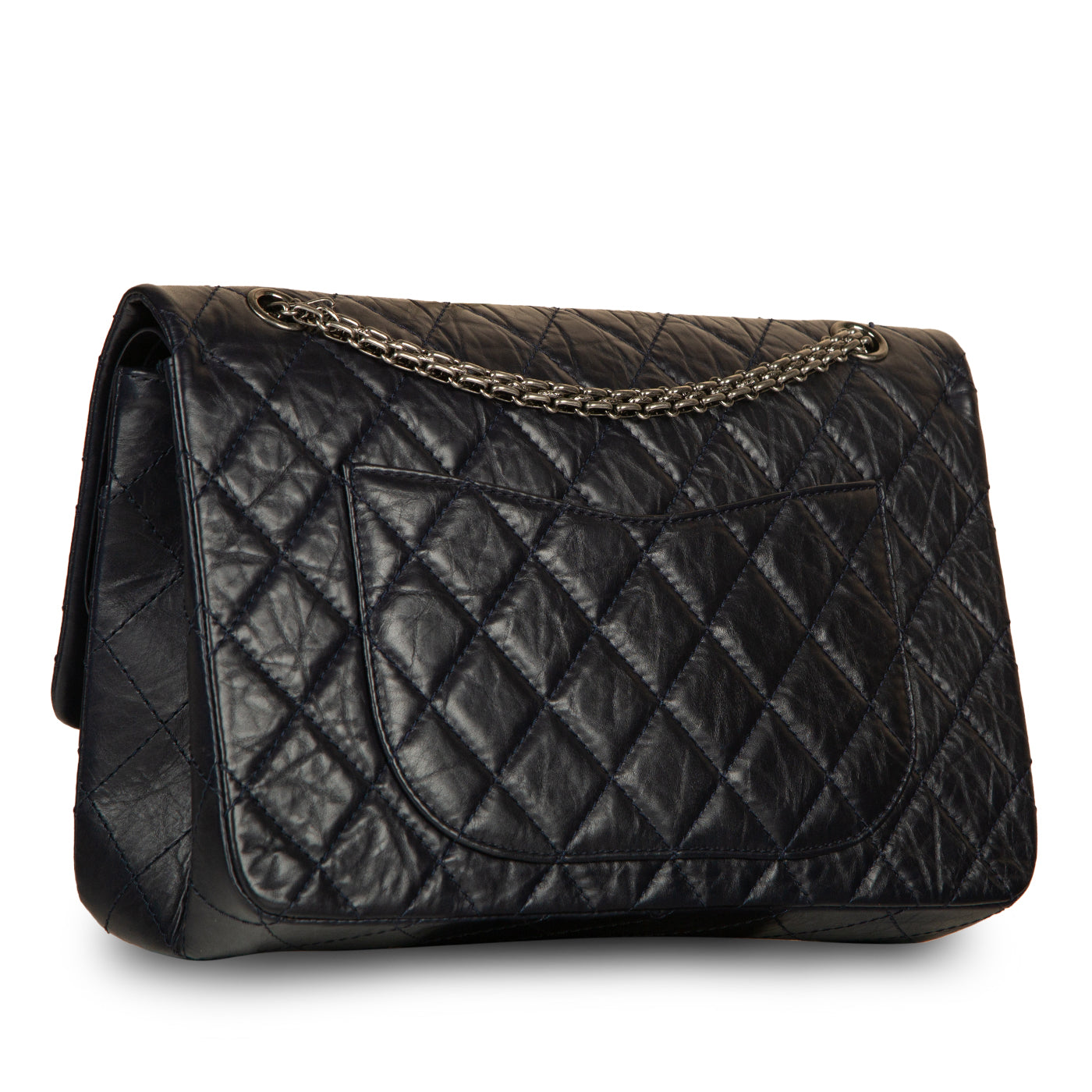 Chanel Classic Flap Calfskin Black Shoulder Bag Style 12