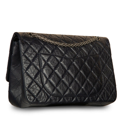 Chanel Classic Flap Calfskin Black Shoulder Bag Style 12