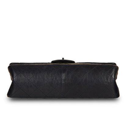 Chanel Classic Flap Calfskin Black Shoulder Bag Style 12