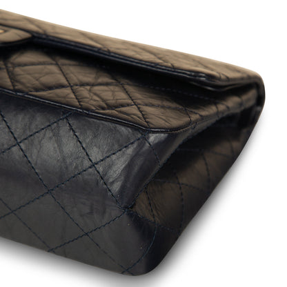 Chanel Classic Flap Calfskin Black Shoulder Bag Style 12
