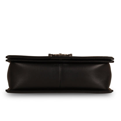 Chanel Boy Bag Lambskin Black Shoulder Bag Style 37