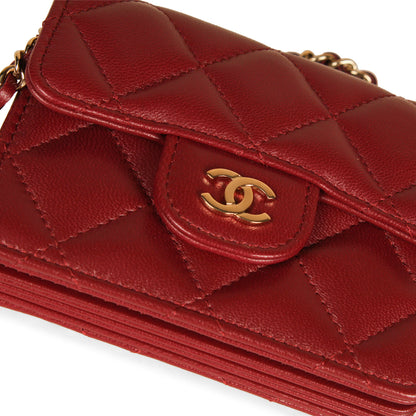 Chanel Classic Flap Cardholder On Chain
