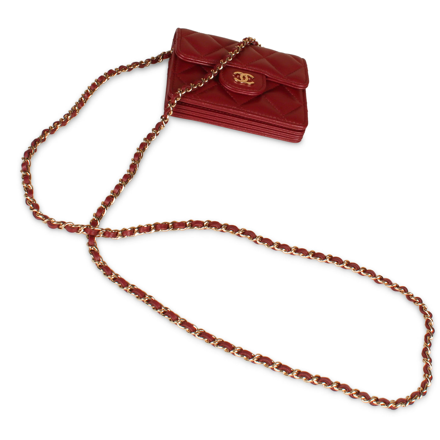 Chanel Classic Flap Cardholder On Chain