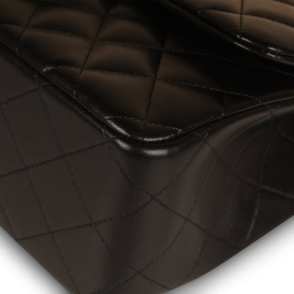 Chanel Classic Flap Lambskin Black Shoulder Bag Style 47