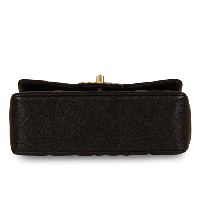 Chanel Classic Flap Caviar Black Shoulder Bag Style 106