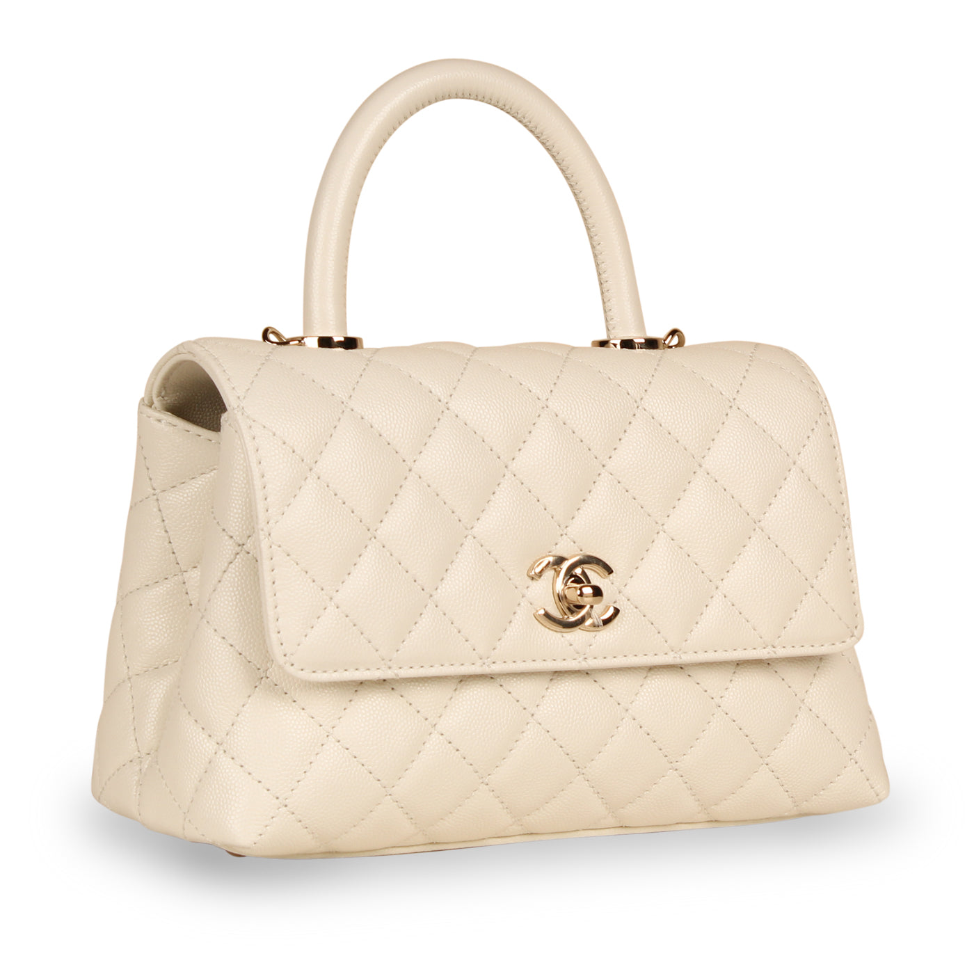 Chanel Coco Handle Caviar Black Shoulder Bag Style 3