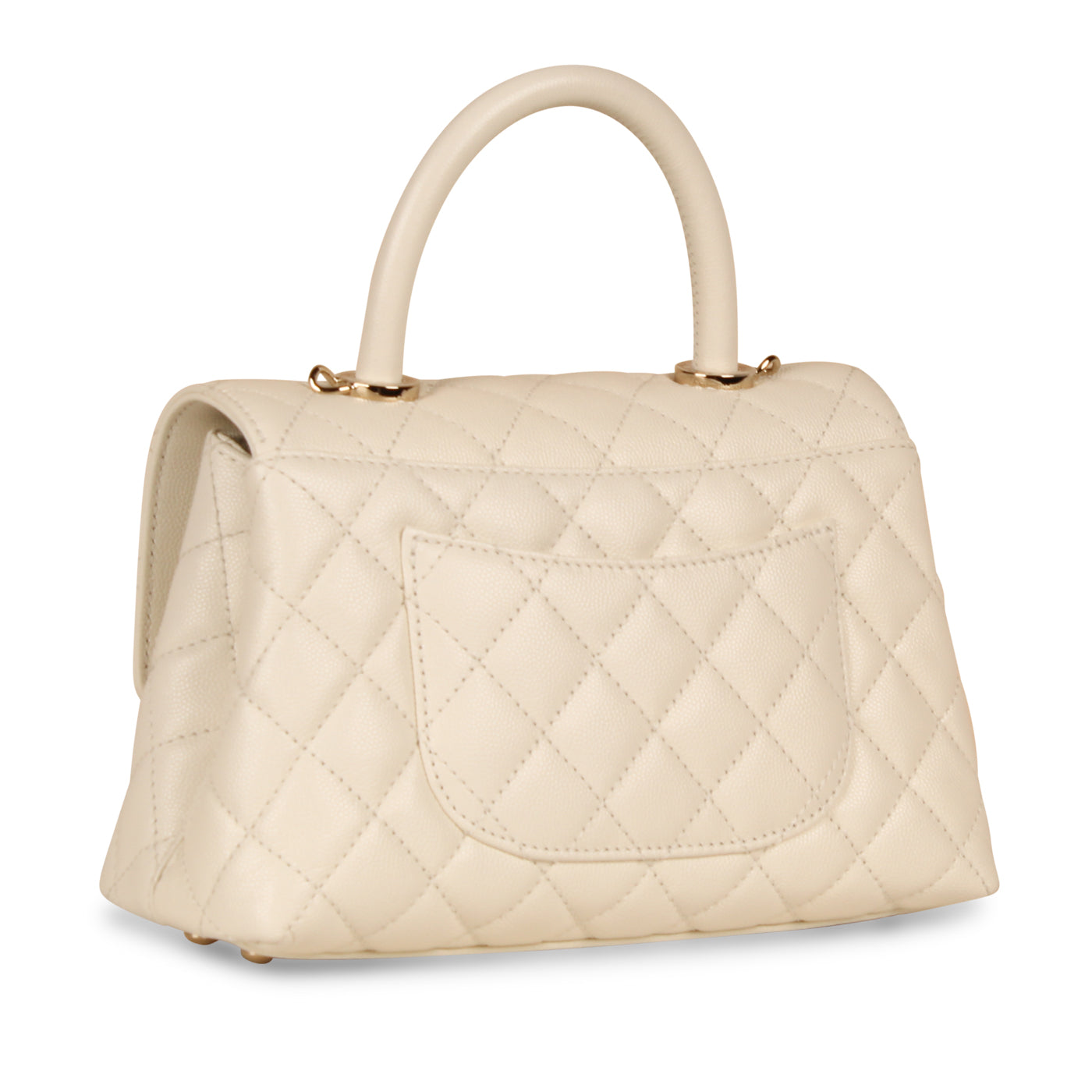 Chanel Coco Handle Caviar Black Shoulder Bag Style 3