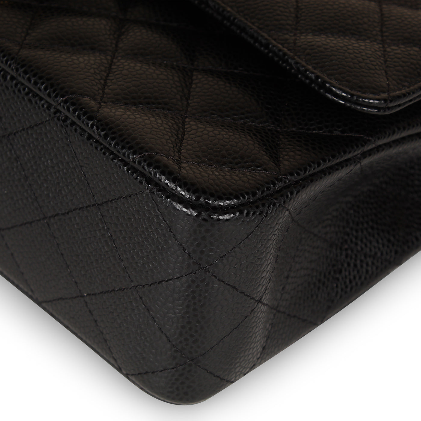 Chanel Classic Flap Caviar Black Shoulder Bag Style 80