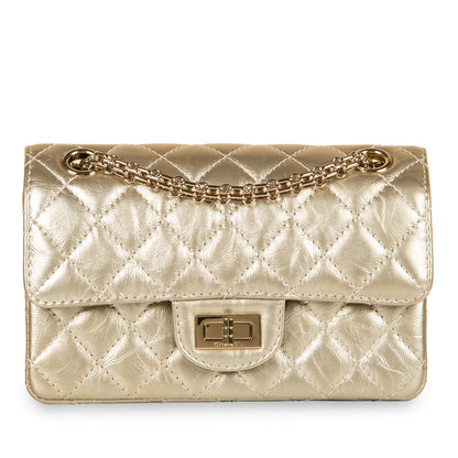Chanel Classic Flap Calfskin Gold Shoulder Bag Style 3