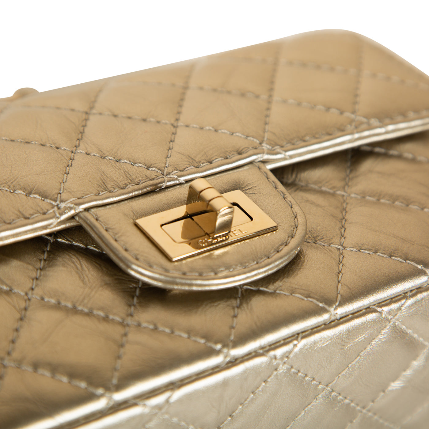 Chanel Classic Flap Calfskin Gold Shoulder Bag Style 3