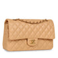 Chanel Classic Flap Lambskin Gold Shoulder Bag Style 37