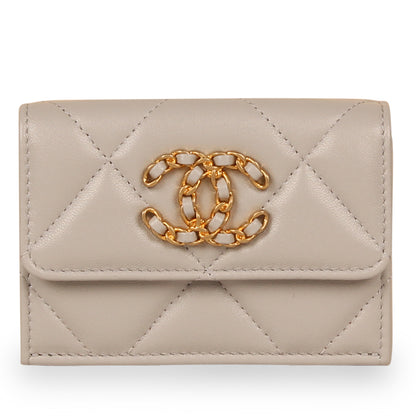 Chanel Chanel 19 Lambskin Gold Shoulder Bag Style 20