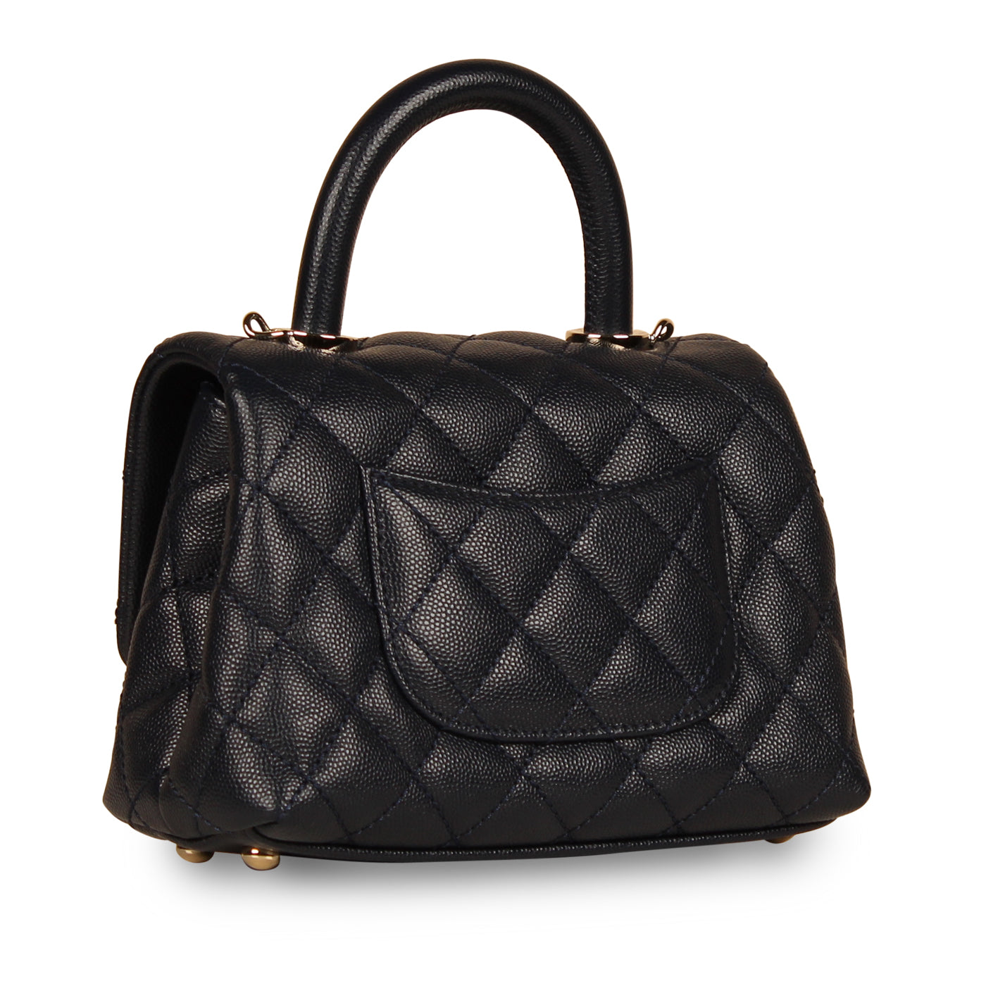 Chanel Coco Handle Caviar Gold Shoulder Bag Style 5