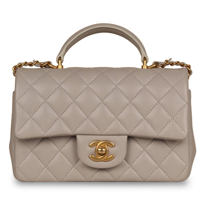 Chanel Classic Flap Lambskin Black Shoulder Bag Style 227
