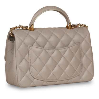 Chanel Classic Flap Lambskin Black Shoulder Bag Style 227