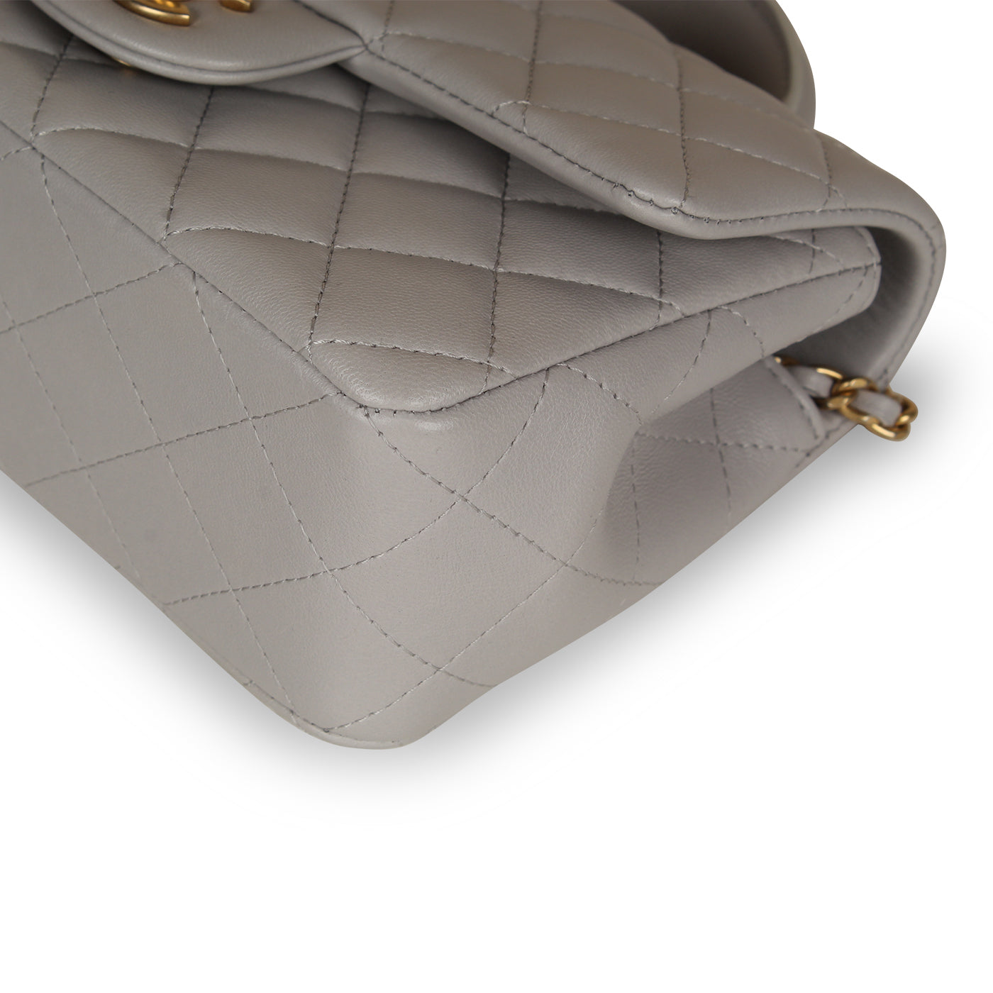 Chanel Classic Flap Lambskin Black Shoulder Bag Style 227