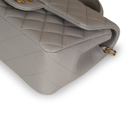 Chanel Classic Flap Lambskin Black Shoulder Bag Style 227