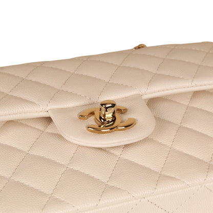 Chanel Classic Flap Caviar Gold Shoulder Bag Style 36