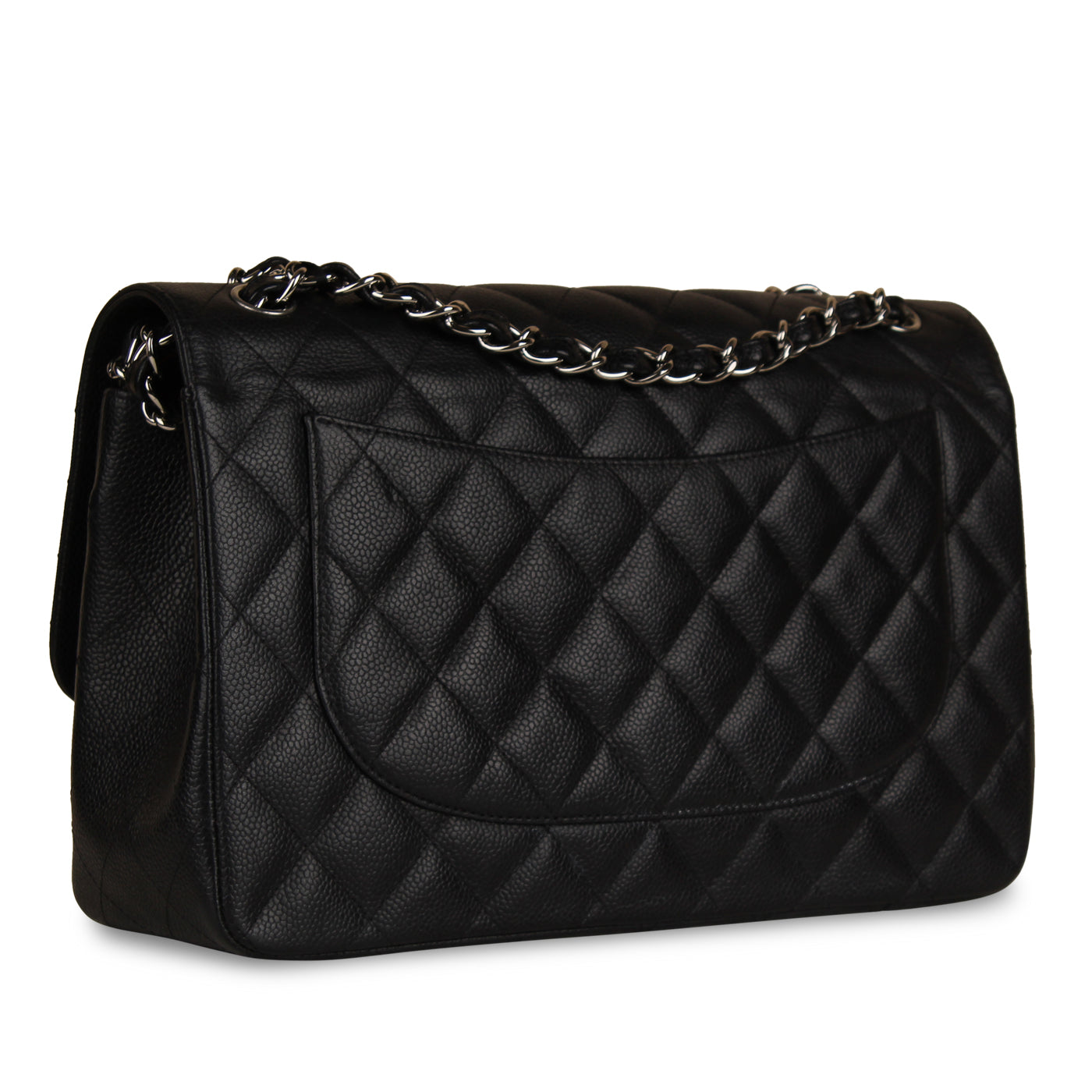 Chanel Classic Flap Bag - Jumbo - Shw