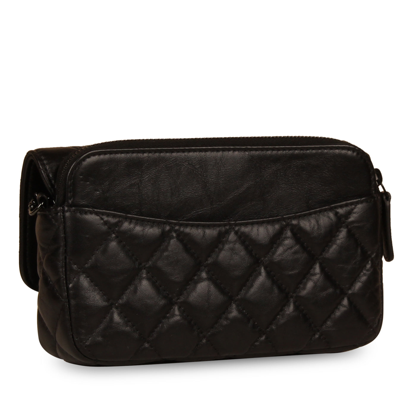 Chanel O-Case Re-Issue Crossbody - Black Calfskin