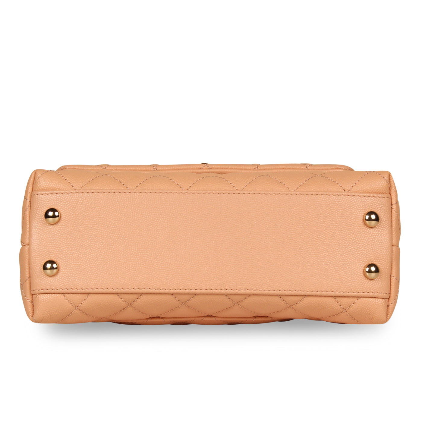 Chanel Pink Caviar Coco Top Handle - Small