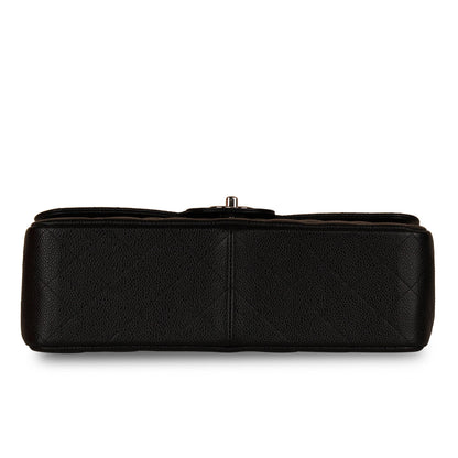 Chanel Classic Flap Caviar Black Shoulder Bag Style 38