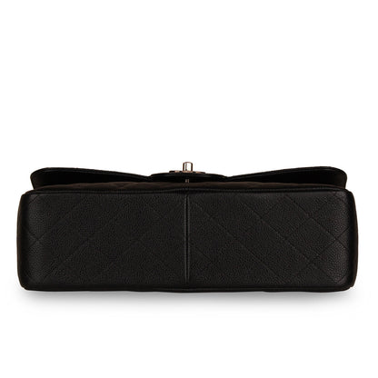 Chanel Classic Flap Caviar Black Shoulder Bag Style 24