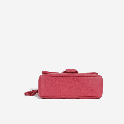 Chanel Classic Flap Caviar Pink Shoulder Bag