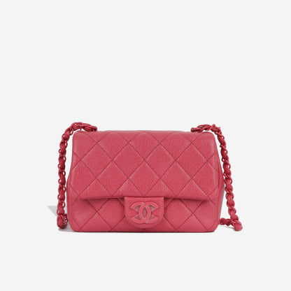 Chanel Classic Flap Caviar Pink Shoulder Bag