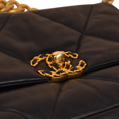 Chanel Chanel 19 Lambskin Gold Shoulder Bag Style 19
