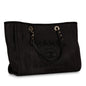 Chanel Cambon Leather Black Tote Bag Style 4
