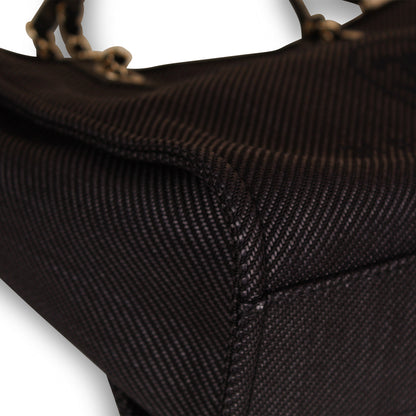 Chanel Cambon Leather Black Tote Bag Style 4