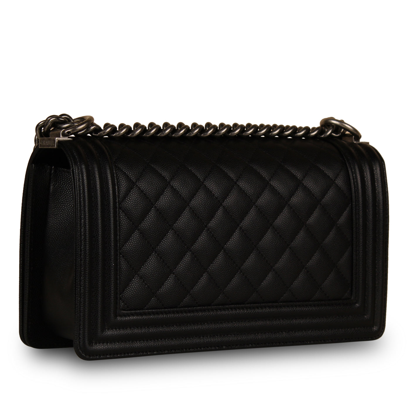 Chanel Boy Bag Caviar Black Shoulder Bag Style 11