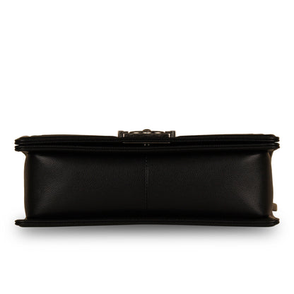 Chanel Boy Bag Caviar Black Shoulder Bag Style 11