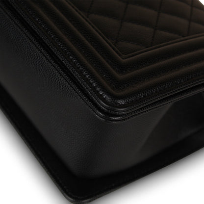 Chanel Boy Bag Caviar Black Shoulder Bag Style 11
